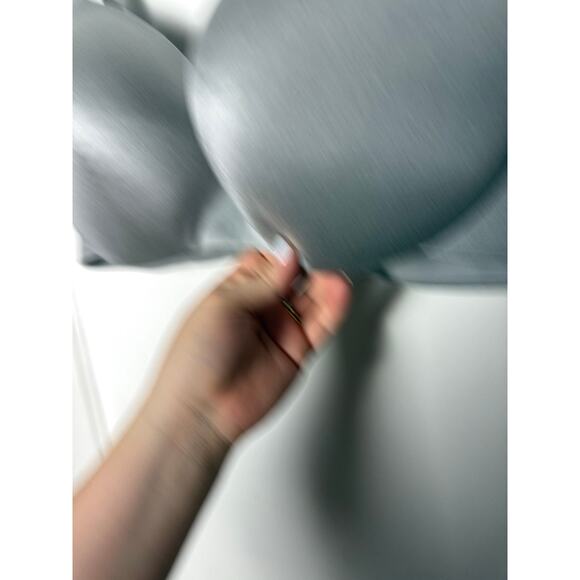 Cacique Lightly Lined Balconette Bra Size 38 DDD Gray Supportive Underwire - Picture 4 of 7